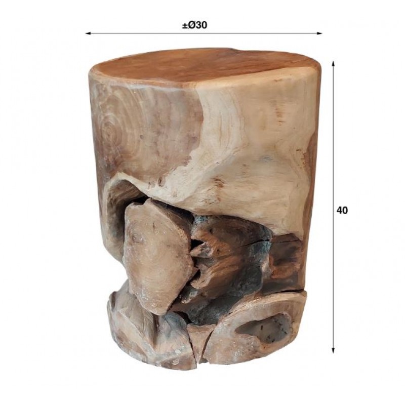 ZI Gibbs Side Table Natural